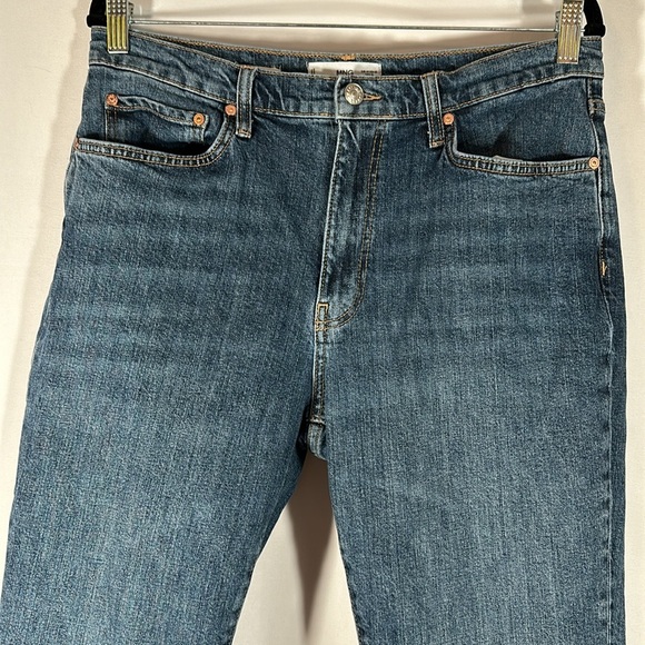 MNG Mango Claudia Medium Wash Cropped Jeans - Picture 2 of 8